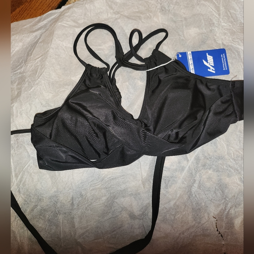 Hilor Black Women's Bathing Suit Top